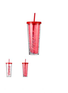Coca Cola Large Straw Water Bottle 720ml