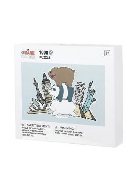 We Bare Bears 1000 Pieces Puzzle (Places of Interest)