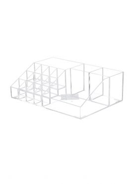 Transparent Free Combination Series Multi-grid Cosmetics Storage Case (L)