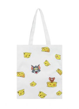 Tom&Jerry I Love Cheese Collection Funny Cheese Shopping Bag